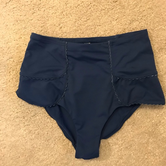 Princesse Tam Tam blue high-waist swim suit - Picture 7 of 10